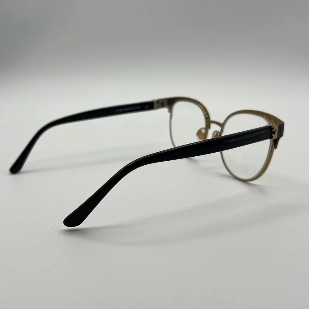 Tory Burch TY1054 3100 Black Gold Cat Eye Eyeglasses Frames with Case 50-18-140